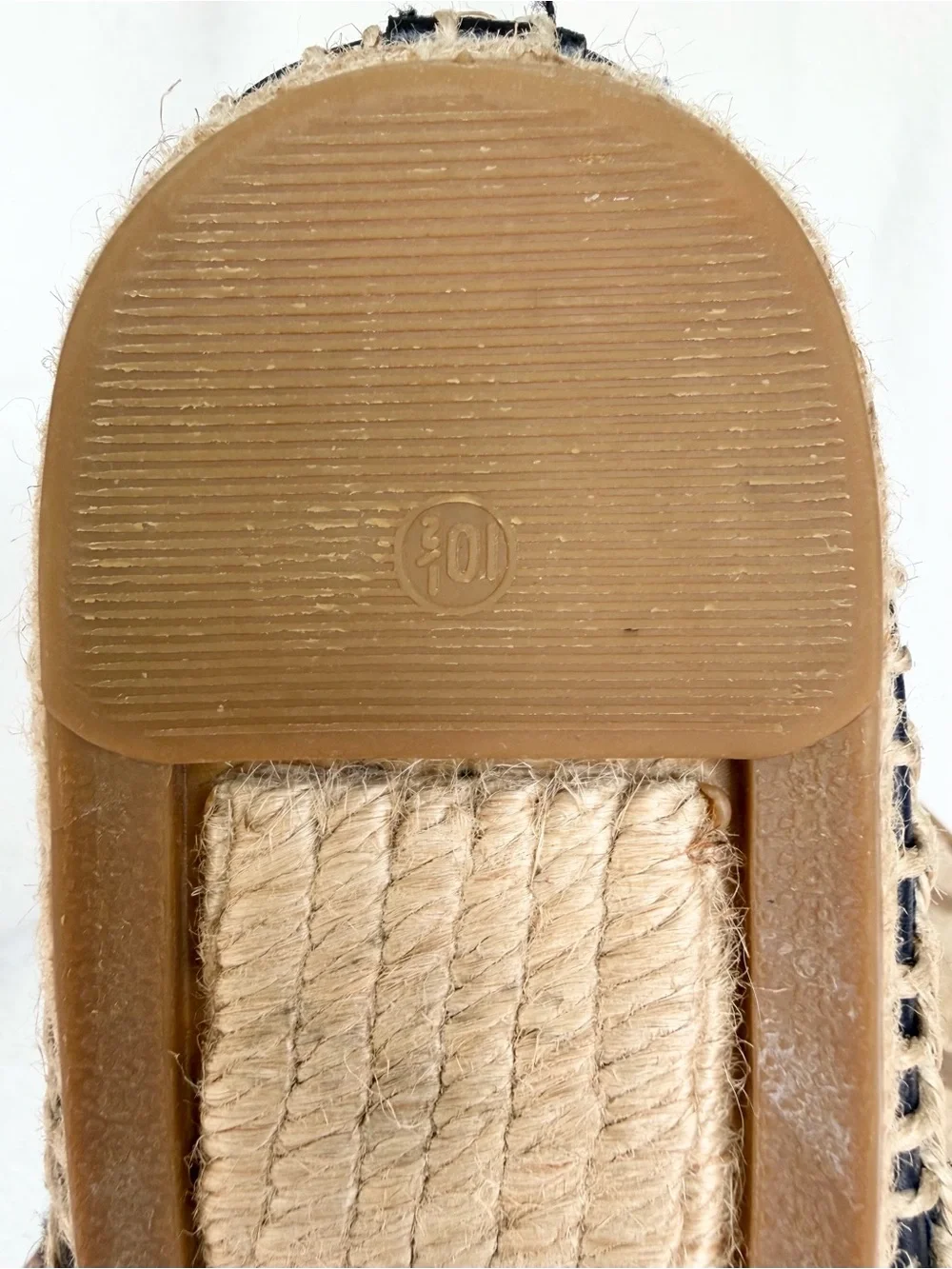 Tory Burch Black Cotton Lace and Leather Jackie Espadrilles 10.5